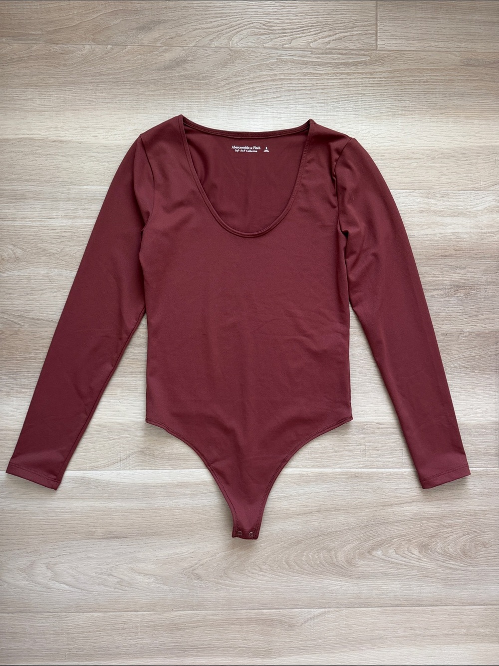 A&F - Scoop Neck Long Sleeve Bodysuit
